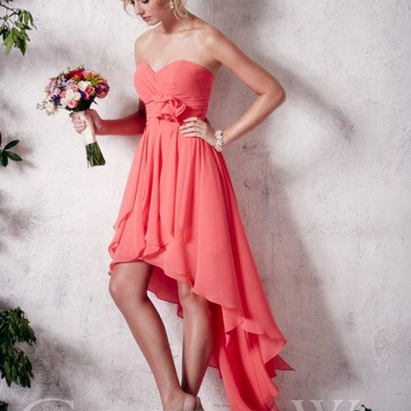 Christina Wu 22648 Gray Bridesmaid Dress - Picture 10 of 10